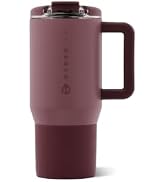 HydroJug Coffee Traveler 20oz Ceramic-Lined Mug with Handle, Canyon Rose | Double-wall insulated ...