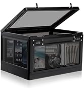 Large Lock Box for Personal Items, Combination Lockable Storage Box for Office Locker/School/Medi...