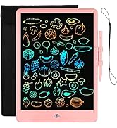 LCD Writing Tablet for Kids Doodle Board with Bag, Electronic Digital Colorful Screen Drawing Tab...
