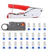 Compression Tool Kit,Knoweasy Coax Compression Crimper,Compression Crimping Tool +Coaxial Crimper...