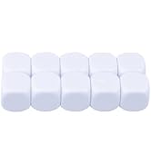 22MM Rounded Blank Six Sided Dice Lianshi Teaching Created Sesources Game Teaching Plastic Cubes ...