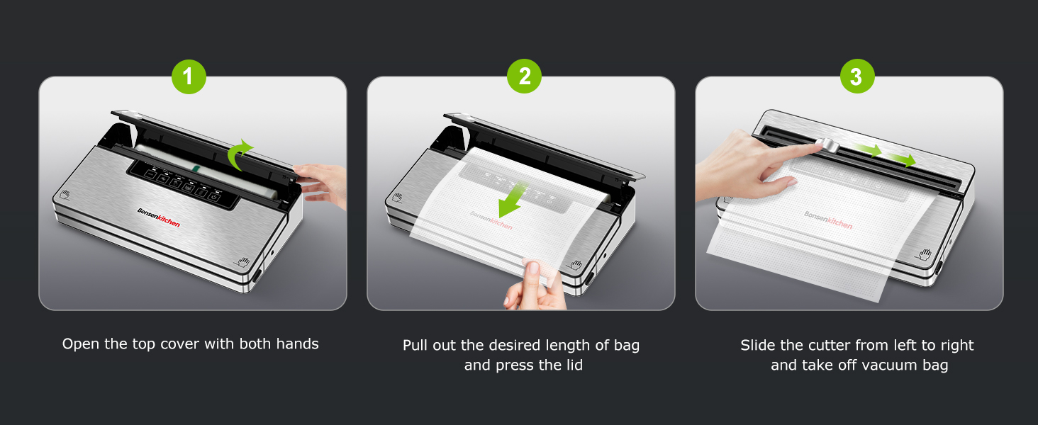 Bonsenkitchen Vacuum Sealer for Food