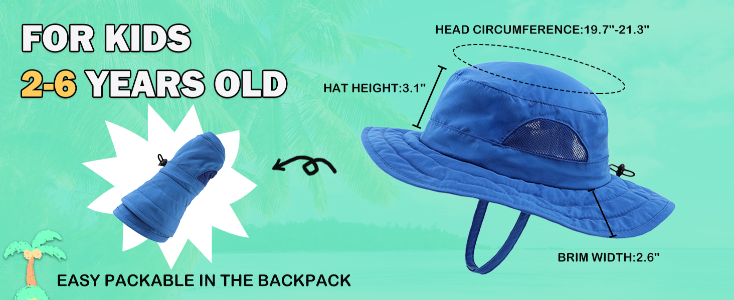 Connectyle kids sun hat
