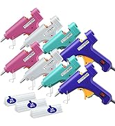BXBXOLT Hot Glue Gun, 8pcs Mini Hot Glue Gun Kit with 30 Sticks Set, Small Hot Melt Glue Gun for ...