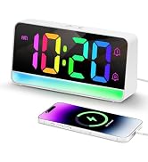 Tikonir Super Loud Alarm Clock for Heavy Sleepers Adults, Teens, Kids, Digital Alarm Clocks for B...