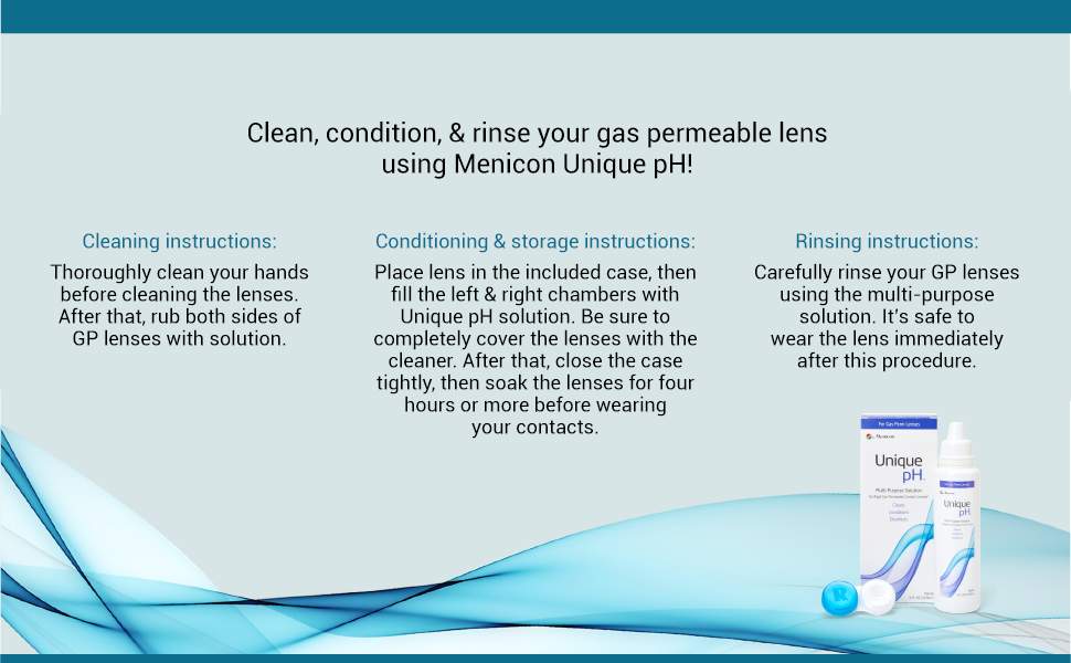 Menicon contact lens cleaner