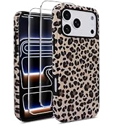 J.west Compatible with iPhone 17 Pro Max Case 6.9 inch with 2 Pack Tempered Glass Screen Protecto...
