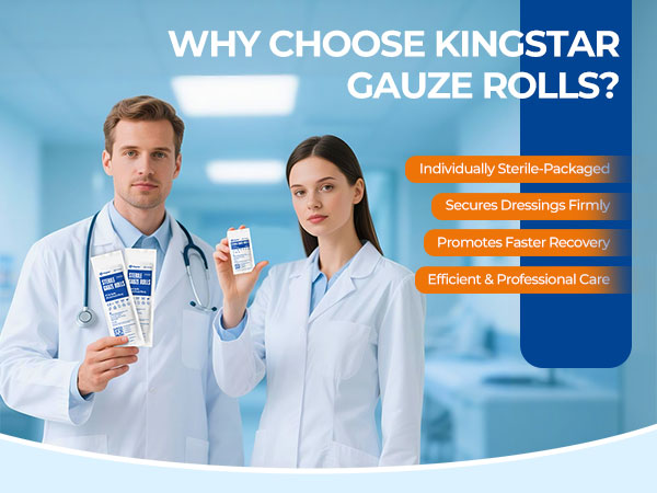 medical gauze rolls