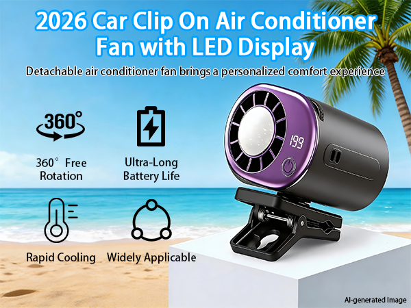 Clip On Air Conditioner Fan