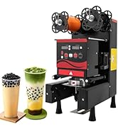KeruRome Cup Sealing Machine, 500-600 cups/h Full Automatic Cup Sealer Machine, 90/95mm Electric ...