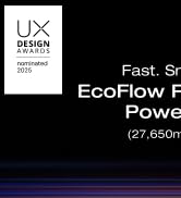 EF ECOFLOW Rapid Pro Power Bank (27650mAh, 300W, 140W Built-in Cable), 4-Port Portable Charger, 1...