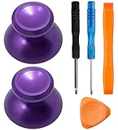 TOMSIN Metal Thumbsticks for Xbox One/ PS4 Controllers, Aluminum Joysticks Replacement Parts for ...