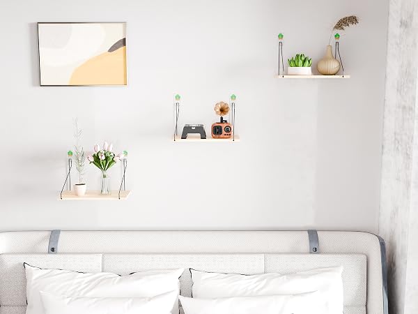 bedroom shelves
