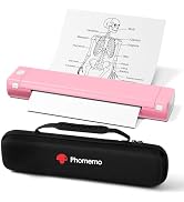 Phomemo Inkless Portable Printer for Travel - Wireless Thermal Printer Compatible with Phone & La...
