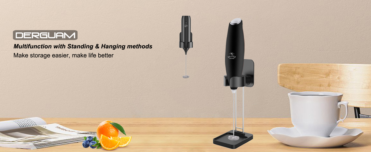 milk frother stand