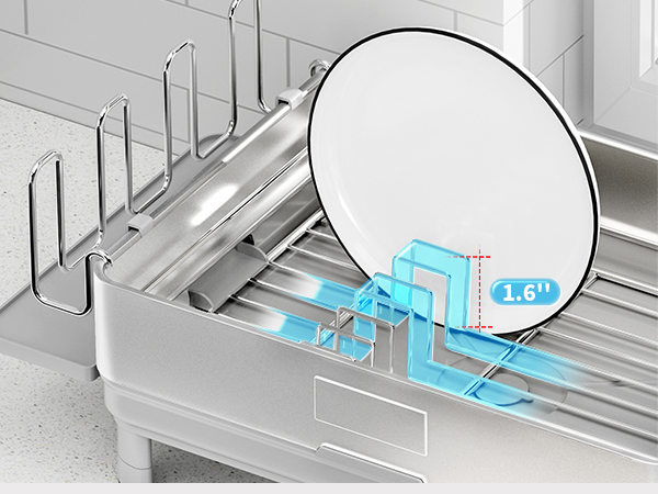 dish drying rack large