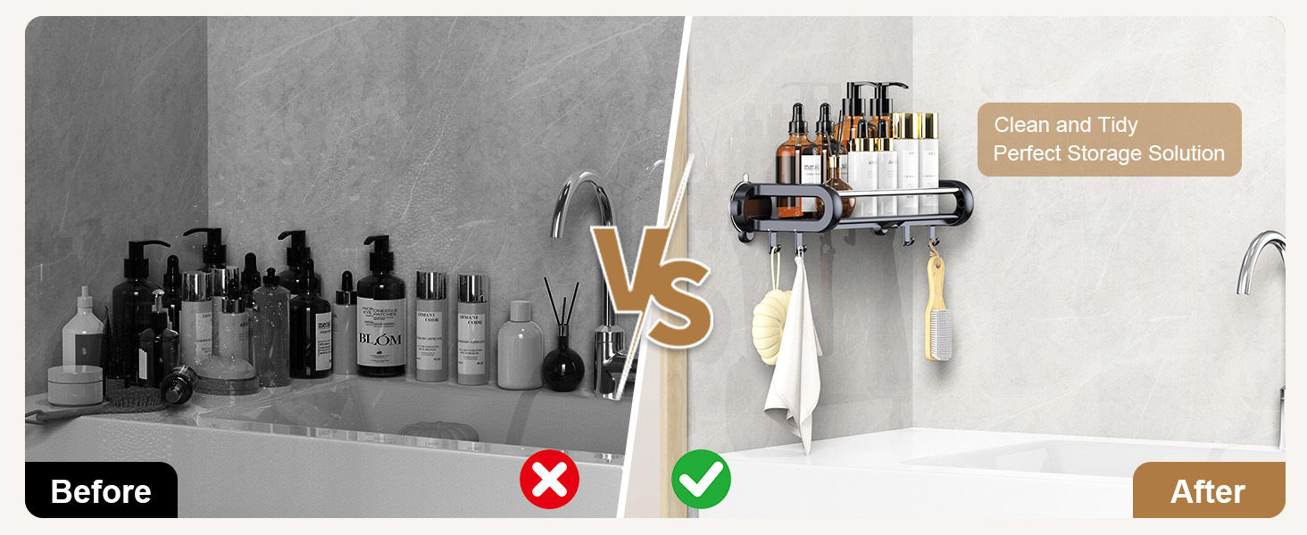 bathroom suction shelves