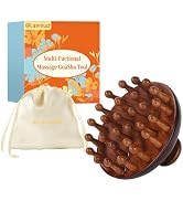 Olaemuo Wooden Scalp Massager for Hair Growth|Full Body Massage Tool|Scalp Brush|Gua Sha|Portable...