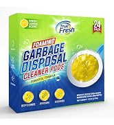 True Fresh Foaming Garbage Disposal Cleaner Pods, Fresh Lemon Scent, 24 Pack