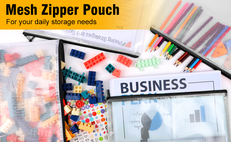 Mesh Zipper Pouch,zip bags,zippered pouch