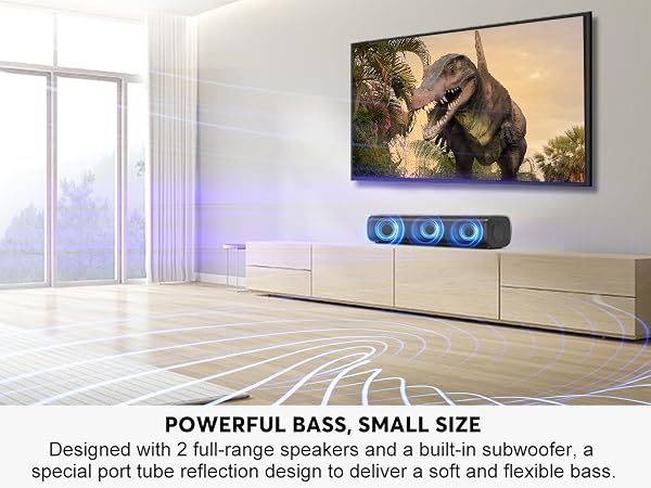 S100 powerful bass