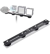 UTEBIT 11 inch Flash Bracket, Dual Camera Mount Flash Bracket Extension Bar with 1/4 Screw Hot Sh...