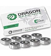 Fireball Dragon Skateboard Bearings Set - 8 Pack Longboard Bearings for Skateboards & Roller Skat...