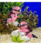 Eysinyge Fish Tank Decorations with 2-Pack Cute Little Floating Divers, Float Balls, and Fishing ...