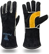 PerfeSafe Welding Gloves, 932? Leather Heat Fire Resistant Welders Glove for Tig/Mig/Stick/Forge,...
