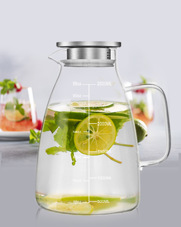 clear pitcher with lid