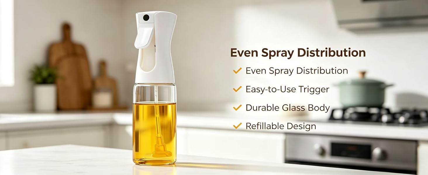 220ml Olive Oil Sprayer for Cooking