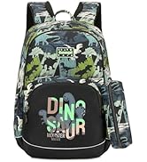 Cusangel Dinosaurs Backpack for Girls Boys,5-10 Ages in Elementary and Toddler School,Backpack fo...