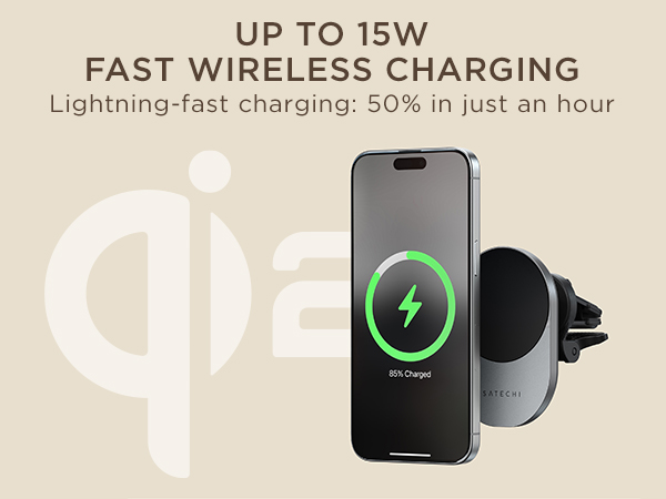 Qi2 Wireless Car Charger