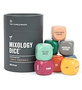 Two Tumbleweeds Mixology Dice - Set of 9 Dice to Inspire Craft Cocktails & Mocktails with Recipe ...