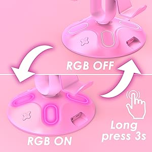 rgb headphone stand A5