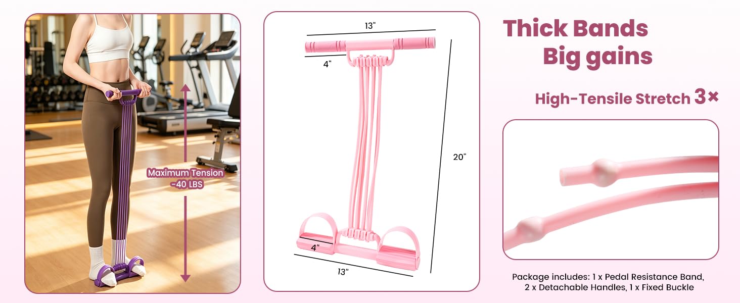 pedal resistance bands