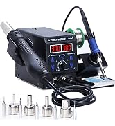 Preciva 8786D 2-IN-1 Hot Air Soldering Iron Station Kit with °F /°C, Cool/Hot Air Conversion,Sold...