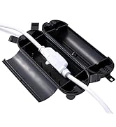 PALARINE Black Outdoor Extension Cord Cover Waterproof, Weather-Resistant Electric Cord Cover, Ou...