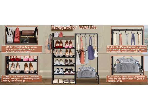 shoe rack for front entrance