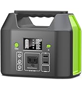 SinKeu Portable Power Station, 122.8Wh LiFePO4 Battery with 150W Output, 38,400mAh Laptop Power B...