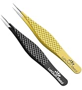 Super Sharp Pointed Tweezers Precision Best Splinter Tweezers Pointed Tip Thin Needle, Ingrown Ha...