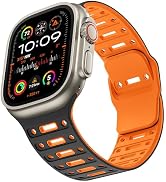 Breathable Strap Compatible with Apple Watch Ultra Band 3 2 for Men 44mm 45mm 46mm 49mm 42mm, Wat...