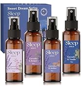 STRN Room Spray with Lavender Essential Oil for Sleep, Sleep Spray, Pillow Spray, 4 Scents - Lave...
