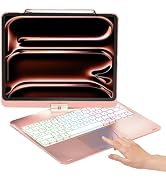 NOKBABO Trackpad Keyboard Case for iPad Pro 13 inch (M5/2025, M4/2024), iPad Air 13" (M4/M3/M2) &...