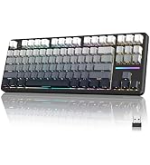 ATTACK SHARK X87 Wireless Tri-Mode Mechanical Gaming Keyboard - Hot Swappable RGB, Gasket Mount, ...