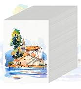 84 Sheets Watercolor Paper 5x7, 110 LB/230 GSM Water Color Paper 5 x 7, Cold Press Watercolor Pap...