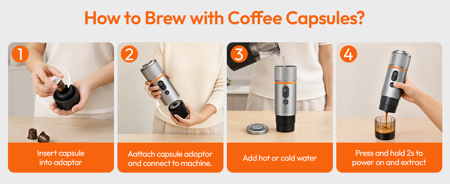 How to Brew with Coffee Capsules?