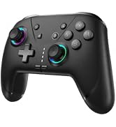 aghi Switch 2 Pro Controller with Hall Effect Joysticks and One Key Wake Up | Wireless Game Contr...