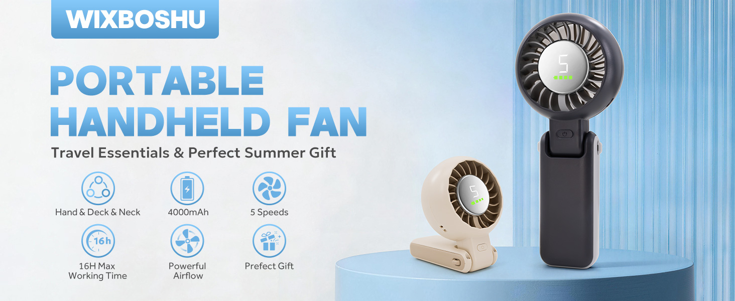 portable hand held fan