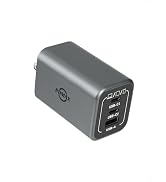 PDMAX 67W USB C Charger Block, 3-Port Wall Charger with Foldable Plug for iPhone 16 Pro Max Fast ...